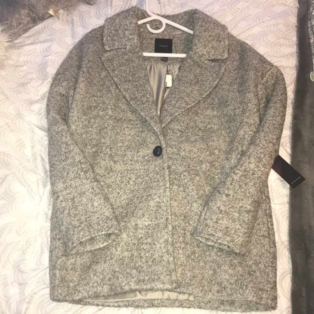 Grey Pea Coat